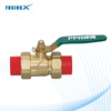  PPR Double Hot Melt Copper Ball Valve Pipe Fitting For commercial plumbing systems