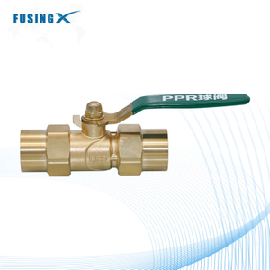 PPR Explosion Proof Double Union Ball Valve Pipe Fitting For water control in new construction