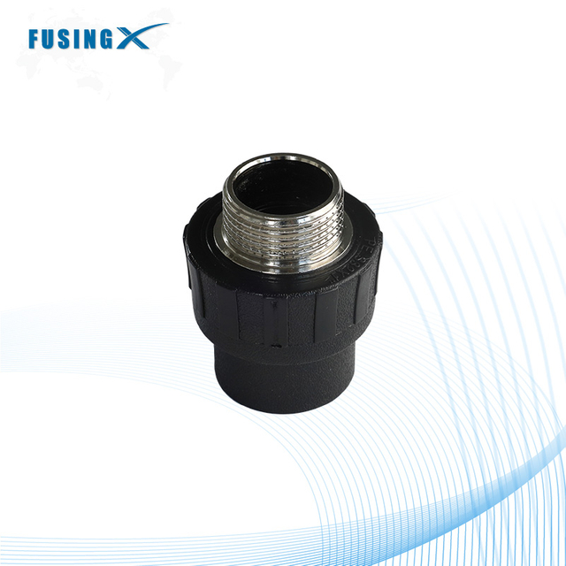 Pe threaded Fittings External teeth straight through