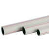 Polypropylene PP-R plumbing RED pipes for cooling and hot water use