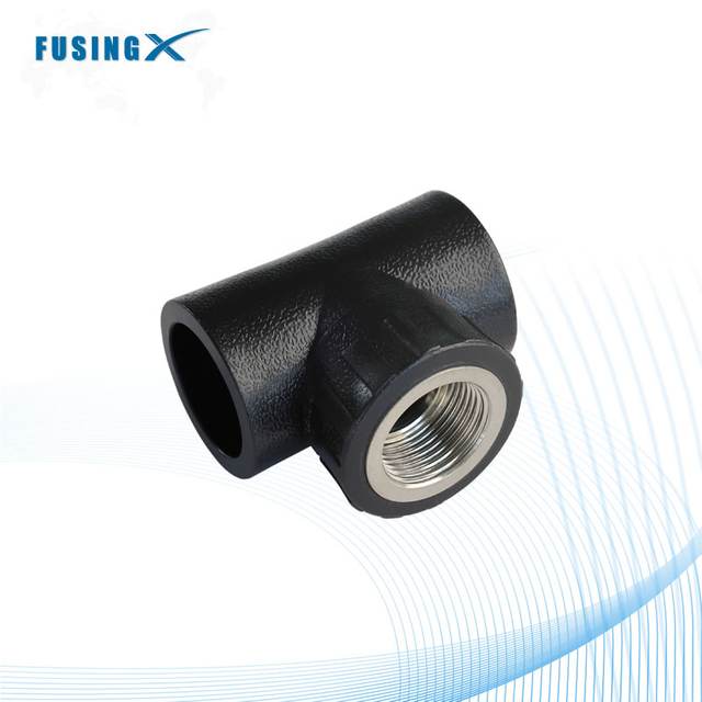 pe threaded Fittings Tee with internal teeth