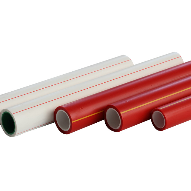 White polypropylene PP-R pipes white for cold and hot water use