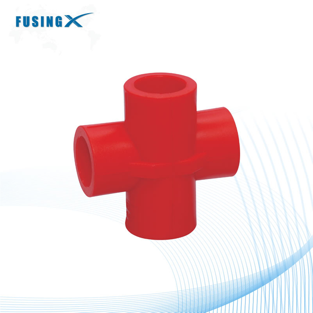 Wholesale PPR Equal Diameter Cross Bridge Cross Pipe Fitting For Plumbing Repairs