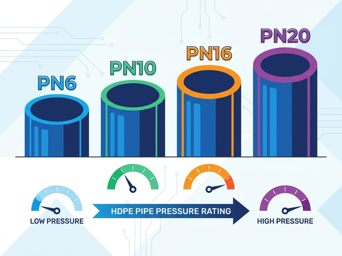 HDPE pipe pressure rating installation and welding on site
