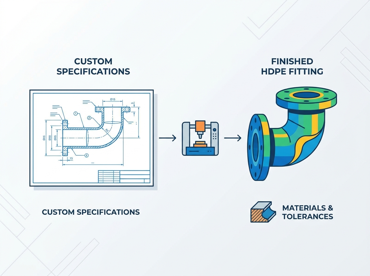 Custom HDPE Fittings Fabrication